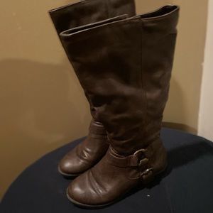 Nine West leather boots womens size 6